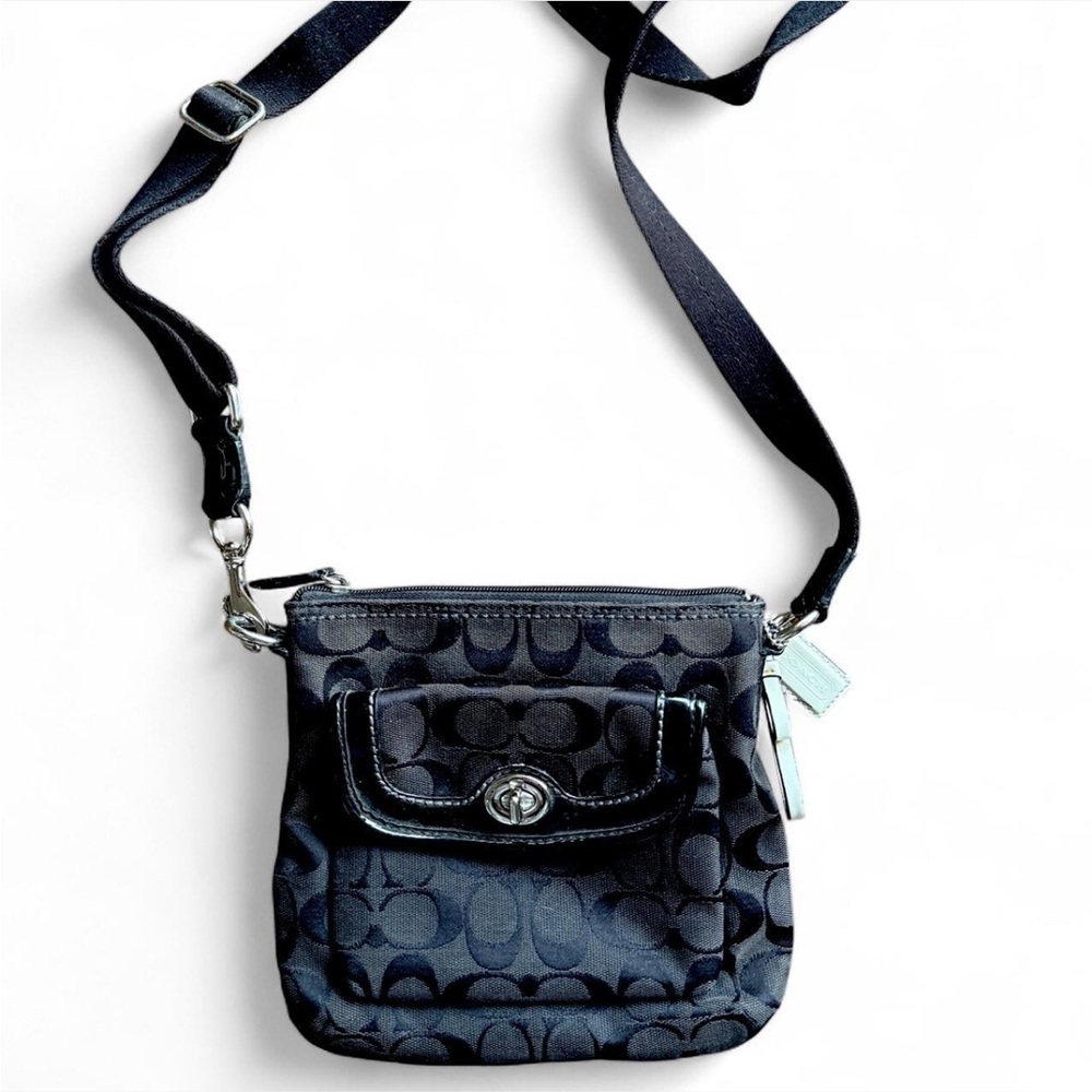 Vintage Coach Black Crossbody Bag
